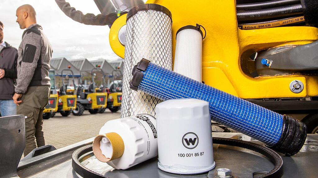 Wacker Neuson Ersatzteile auf Wacker Neuson Baumaschine.