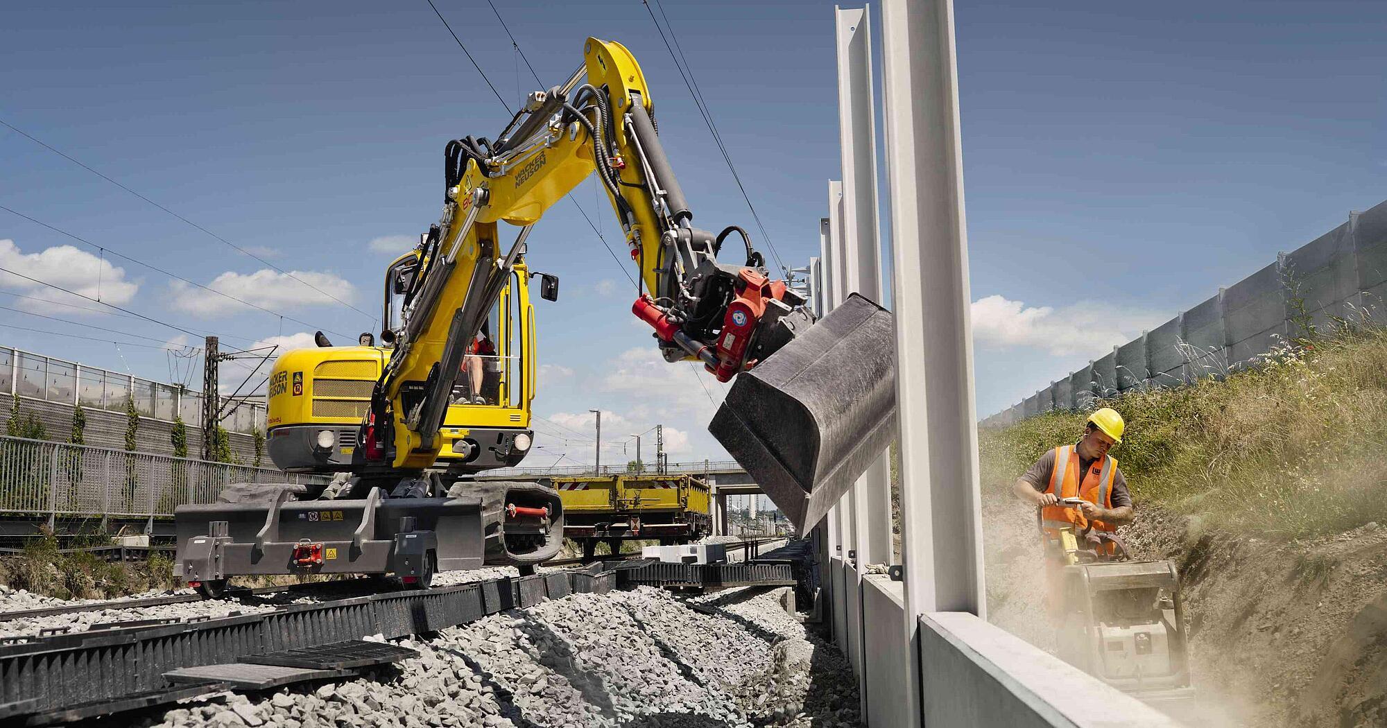 Rent railway construction machinery | Wacker Neuson