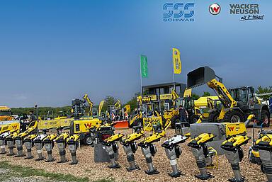Produktsortiment Wacker Neuson auf der Messer