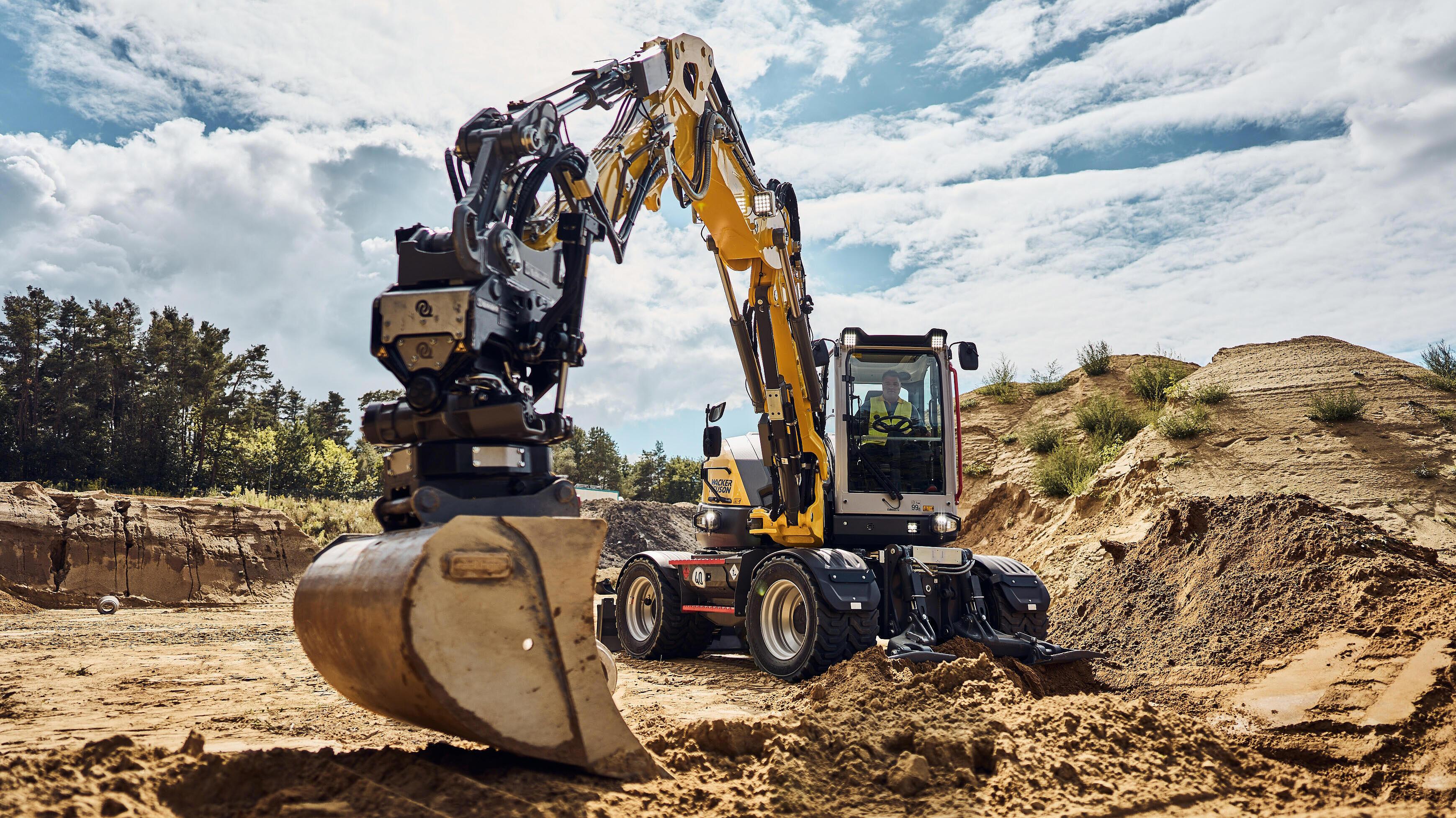 EW100 on the construction site