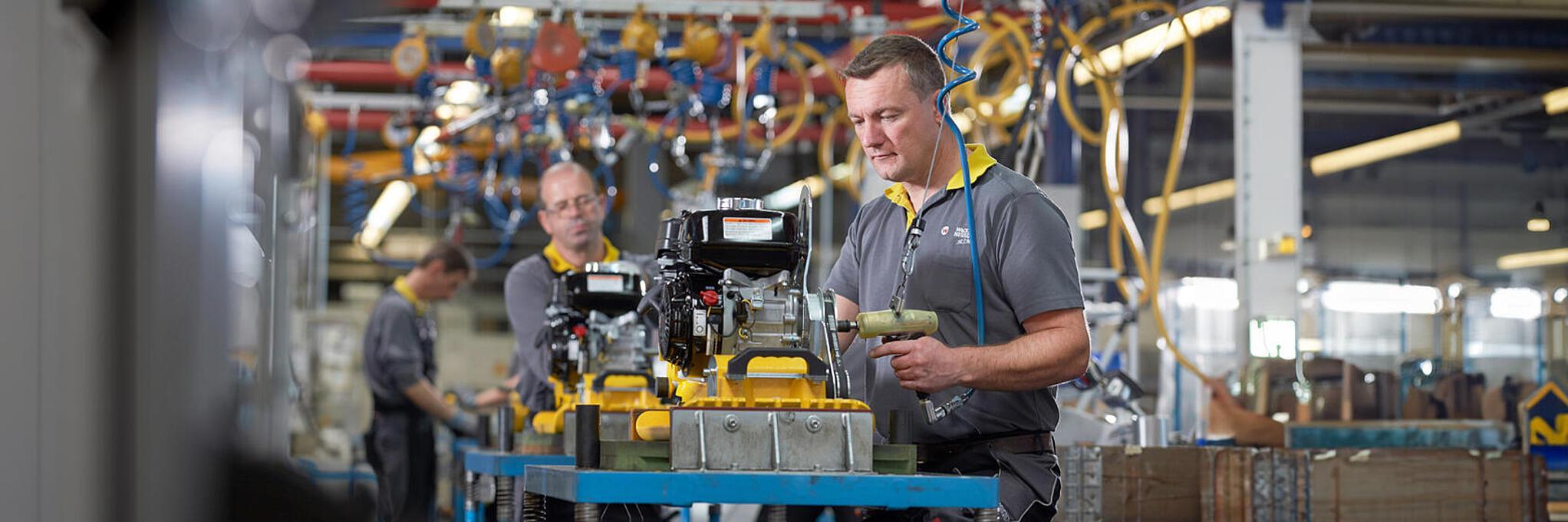 Wacker Neuson production hall in Reichertshofen, Germany