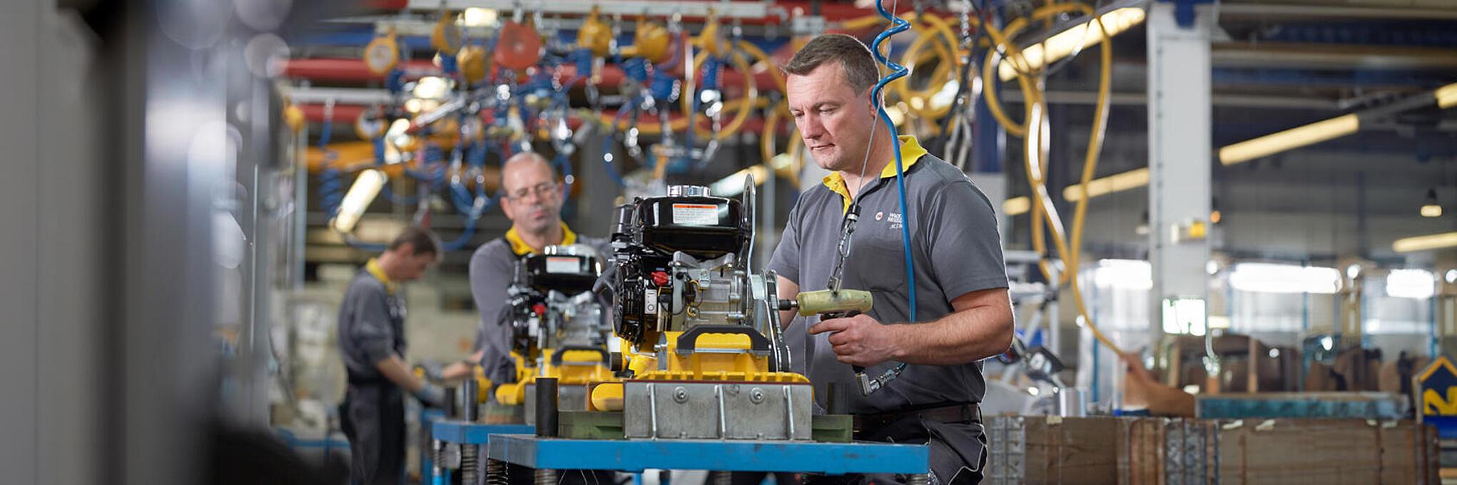 Wacker Neuson production hall in Reichertshofen, Germany