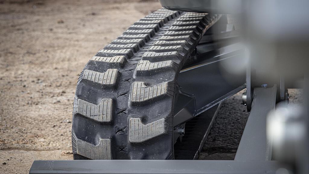 Detailaufnahme einer Gummikette